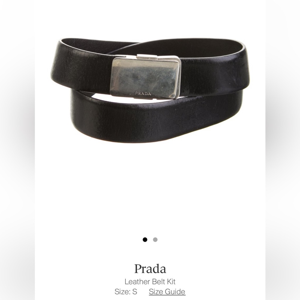 Prada Leather Belt